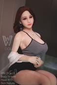 WM Dolls 166cm C-cup AI Female Long Straight Tpe Silicone Love Sex Doll Robot for Adult Men invented by AUTOMATIC WOMAN